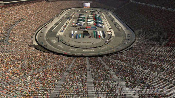 (Editors note: This image was computer generated in-game) Bristol Motor Speedway (Photo by Chris Graythen/Getty Images)