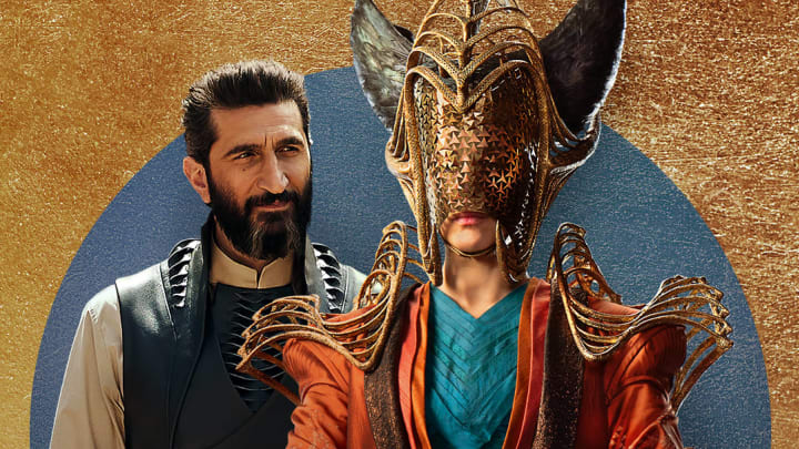 Ishamael (Fares Fares), one of the Forsaken and the human embodiment of the Dark One’s evil, and, new for season two, High Lady Suroth (Karima McAdams), an imposing Seanchan noblewoman from a distant land