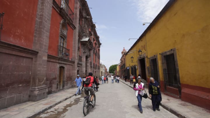 SAN MIGUEL DE ALLENDE, MEXICO - JULY 21: General view of a street as part of the Guanajuato International Film Festival 2019 at on July 21, 2019 in San Miguel de Allende, Mexico. (Photo by Leopoldo Smith Murillo/Getty Images)