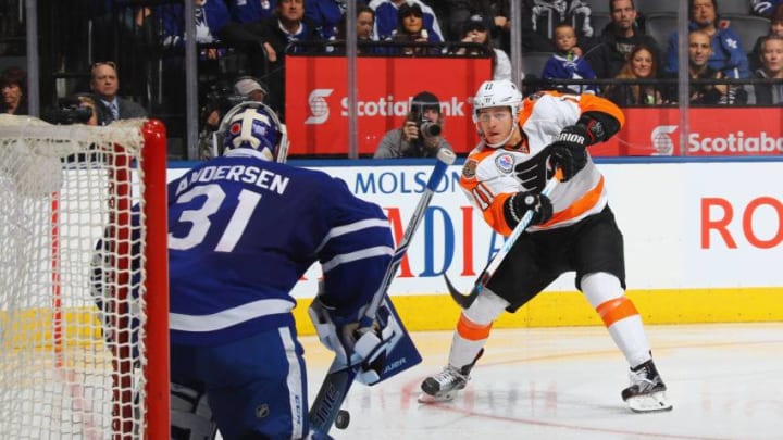 TORONTO, ON - NOVEMBER 11: Frederik Andersen