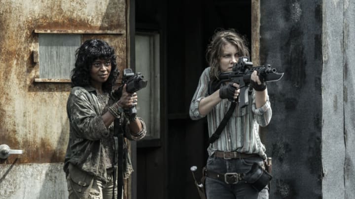 Lauren Cohan as Maggie Rhee, Medina Senghore as Annie - The Walking Dead _ Season 11, Episode 14 - Photo Credit: Josh Stringer/AMC