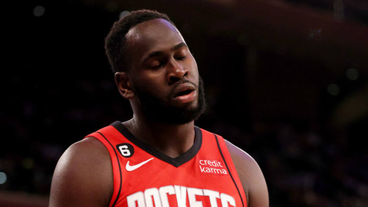 Usman Garuba #16 of the Houston Rockets (Photo by Elsa/Getty Images)