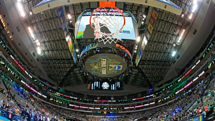 DALLAS, TX - APRIL 02: A general view of the American Airlines Center prior to the game between the South Carolina Gamecocks and the Mississippi State Lady Bulldogs during the championship game of the 2017 NCAA Women's Final Four at American Airlines Center on April 2, 2017 in Dallas, Texas. (Photo by Ron Jenkins/Getty Images)