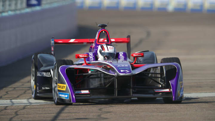 BERLIN, GERMANY - MAY 19: In this handout provided by FIA Formula E, Alex Lynn (GBR), DS Virgin Racing, DS Virgin DSV-03 (Photo by Formula E via Getty Images)