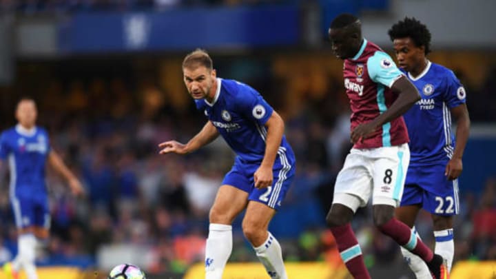 LONDON, ENGLAND – AUGUST 15: Branislav Ivanovic of Chelsea in action during the Premier League match between Chelsea and West Ham United at Stamford Bridge on August 15, 2016 in London, England. (Photo by Darren Walsh/Chelsea FC via Getty Images)