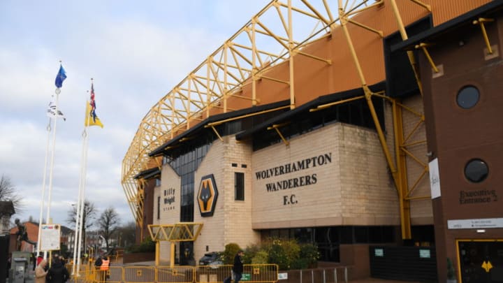 WOLVERHAMPTON, ENGLAND – DECEMBER 01: General view outside the stadium prior to the Premier League match between Wolverhampton Wanderers and Sheffield United at Molineux on December 01, 2019 in Wolverhampton, United Kingdom. (Photo by Shaun Botterill/Getty Images)