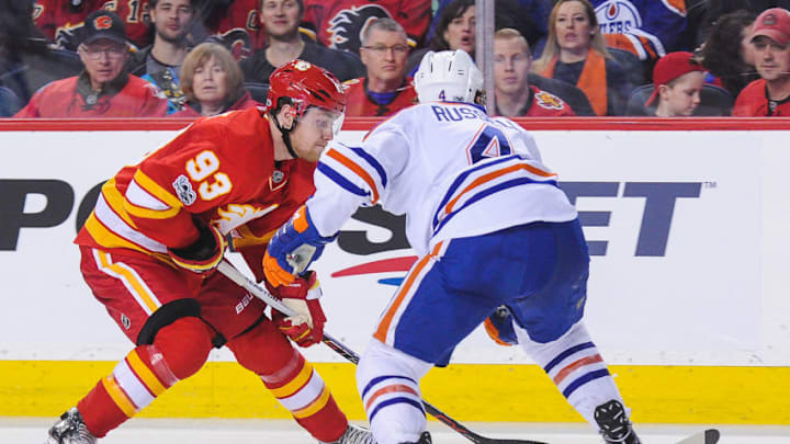 CALGARY, AB - JANUARY 21: Sam Bennett