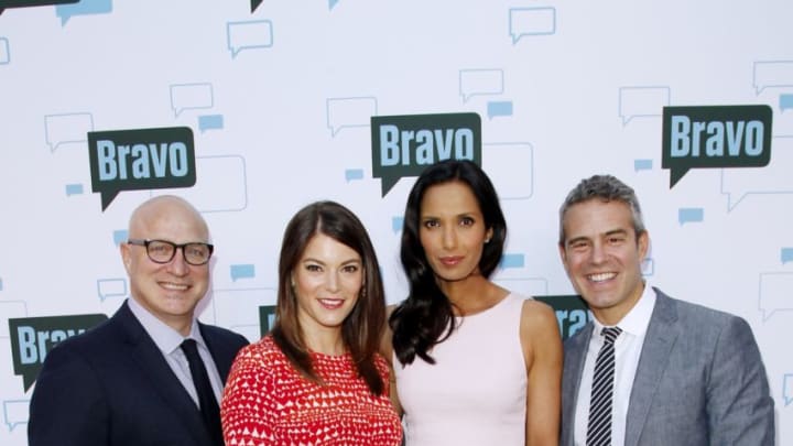 NORTH HOLLYWOOD, CA - MAY 01: (L-R) Tom Colicchio, Gail Simmons, Padma Lakshmi and Andy Cohen attend A Night With "Top Chef" at Leonard H. Goldenson Theatre on May 1, 2014 in North Hollywood, California. (Photo by Joe Kohen/Getty Images)
