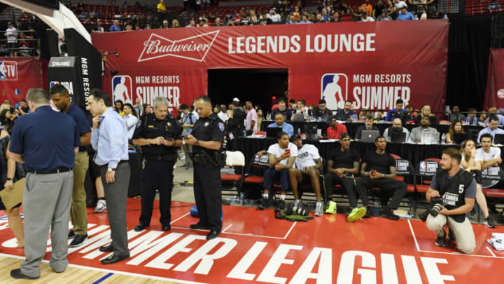 2019 NBA Summer League on July 5, 2019 in Las Vegas, Nevada. OKC Thunder vs. Jazz (Photo by Ethan Miller/Getty Images)