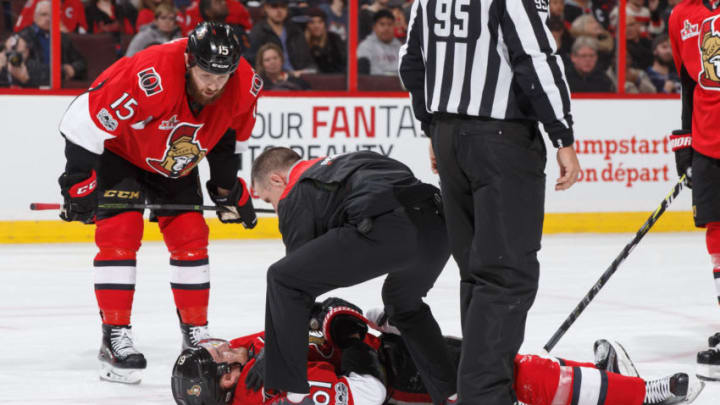 OTTAWA, ON - FEBRUARY 19: Mark Stone