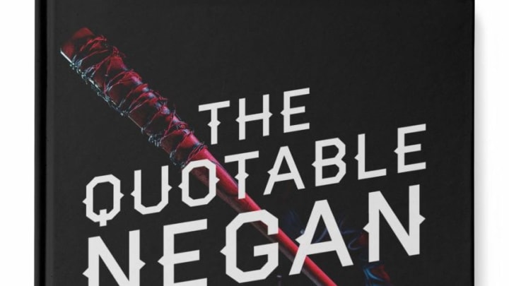 The Quotable Negan cover from The Walking Dead - Skybound and Image Comics
