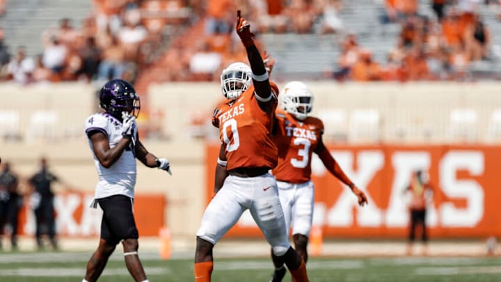 DeMarvion Overshown, Texas Football (Photo by Tim Warner/Getty Images)