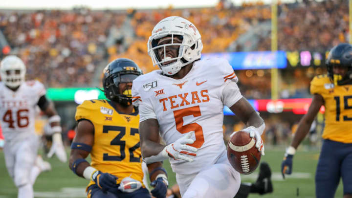 Texas Longhorns, West Virginia Mountaineers. (Mandatory Credit: Ben Queen-USA TODAY Sports)