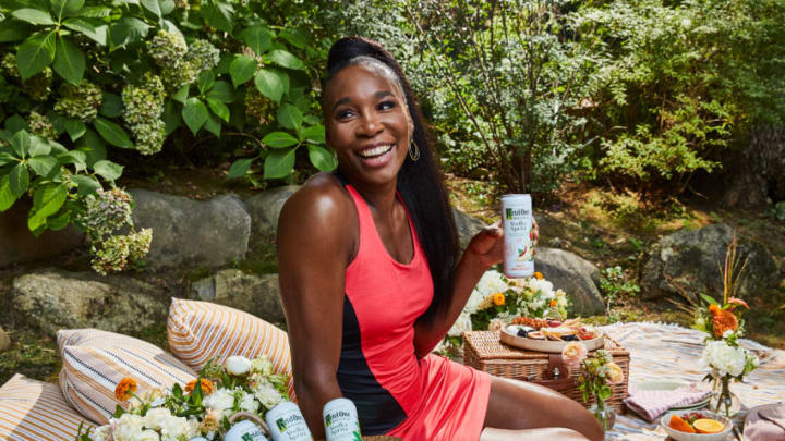 Venus Williams with Ketel One Botancial Spritz, photo provided by Ketel One Botancial