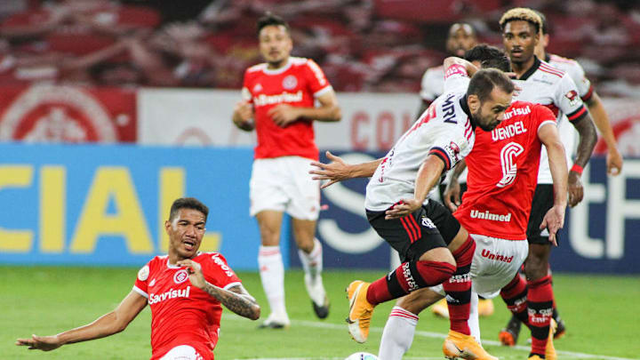 2020 Brasileirao Series A:  Internacional v Flamengo Play Behind Closed Doors Amidst the Coronavirus