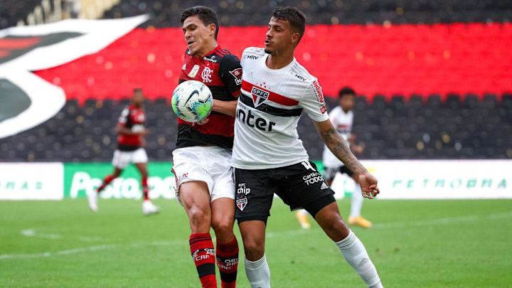2020 Brasileirao Series A: Flamengo v Sao Paulo Play Behind Closed Doors Amidst the Coronavirus