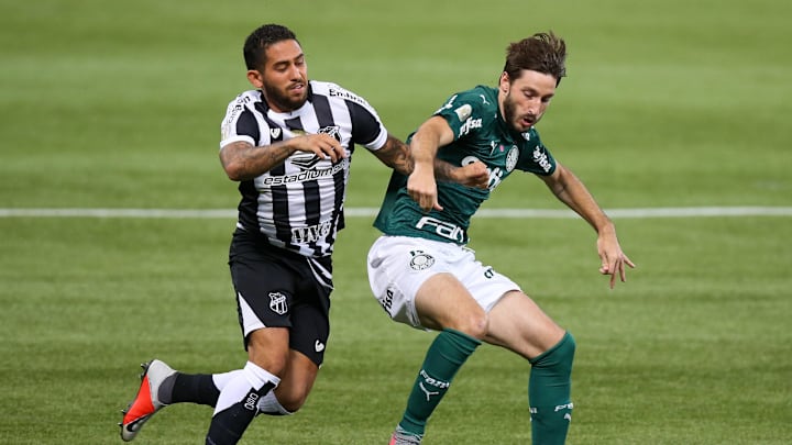 2020 Brasileirao Series A: Palmeiras v Ceara Play Behind Closed Doors Amidst the Coronavirus (COVID 2020 Brasileirao Series A: Palmeiras v Ceara Play Behind Closed Doors Amidst the Coronavirus (COVID