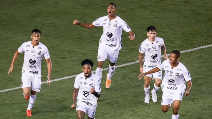2020 Brasileirao Series A: Santos v Palmeiras Play Behind Closed Doors Amidst the Coronavirus (COVID