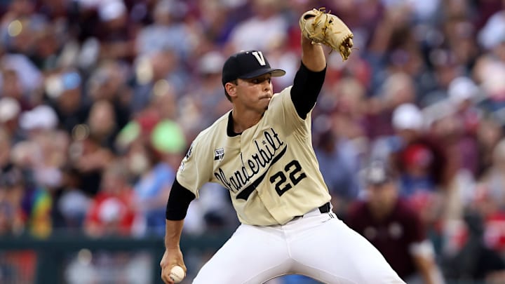 Jack Leiter es un lanzador seleccionado en el segundo lugar general del draft de 2021