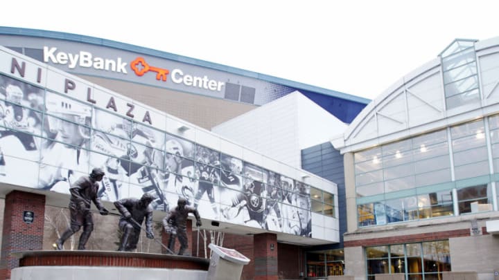 KeyBank Center prior to the game between the Buffalo Sabres and the Washington Capitals. (Photo by Kevin Hoffman/Getty Images)