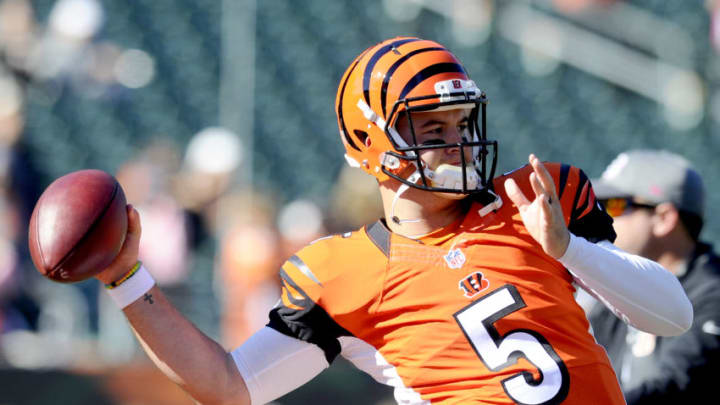 CINCINNATI, OH - OCTOBER 23, 2016: Quarterback A.J. McCarron