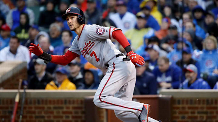 CHICAGO, IL - OCTOBER 11: Trea Turner