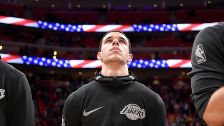 DETROIT, MI - MARCH 26: Lonzo Ball