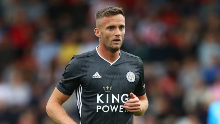 Andy King of Leicester City during the friendly match (Photo by Michael Steele/Getty Images)