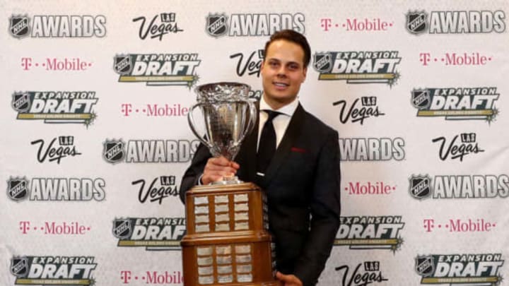 LAS VEGAS, NV – JUNE 21: Auston Matthews of the Toronto Maple Leafs poses after winning the Calder Memorial Trophy (Rookie of the Year) during the 2017 NHL Awards and Expansion Draft at T-Mobile Arena on June 21, 2017 in Las Vegas, Nevada. (Photo by Bruce Bennett/Getty Images)