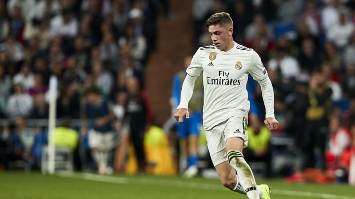 MADRID, SPAIN – OCTOBER 23: Fede Valverde of Real Madrid controls the ball and could be a silver line for Zidane. October 23, 2018 in Madrid, Spain. (Photo by Quality Sport Images/Getty Images)