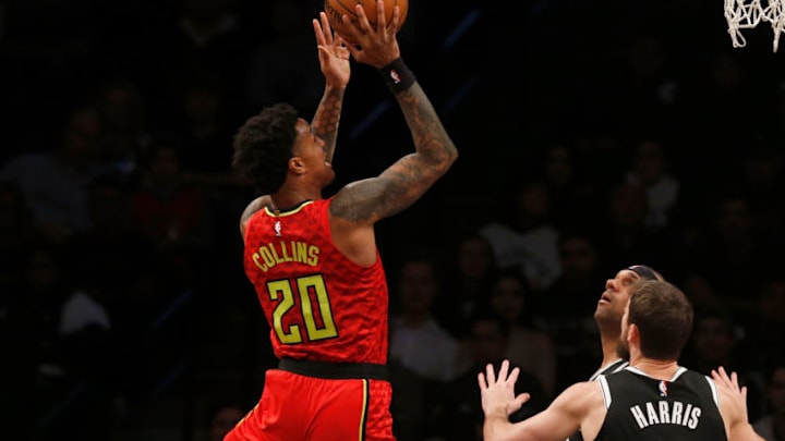 John Collins #20 of the Atlanta Hawks (Photo by Jim McIsaac/Getty Images)