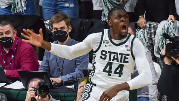 Michigan State looks to continue their road dominance as they take on Maryland tonight at 7:00 PM EST (Photo by Aaron J. Thornton/Getty Images)