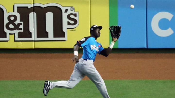 MIAMI, FL - JULY 09: Estevan Florial (Photo by Rob Carr/Getty Images)