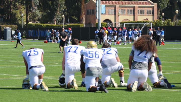 UCLA Football Spring Practice Photo Credit: Mike Regalado