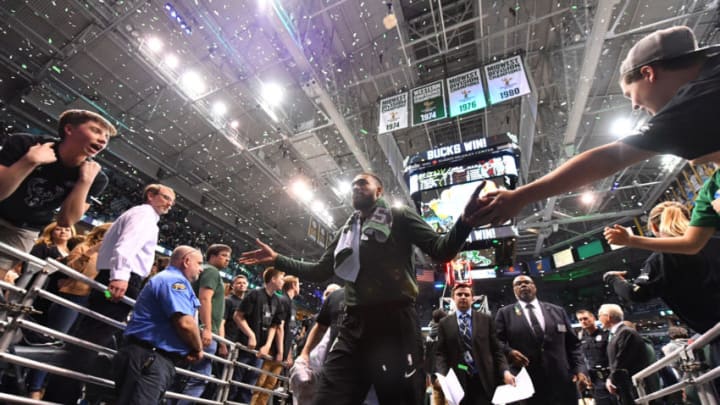 MILWAUKEE, WI - APRIL 26: (Photo by Jesse D. Garrabrant/NBAE via Getty Images)