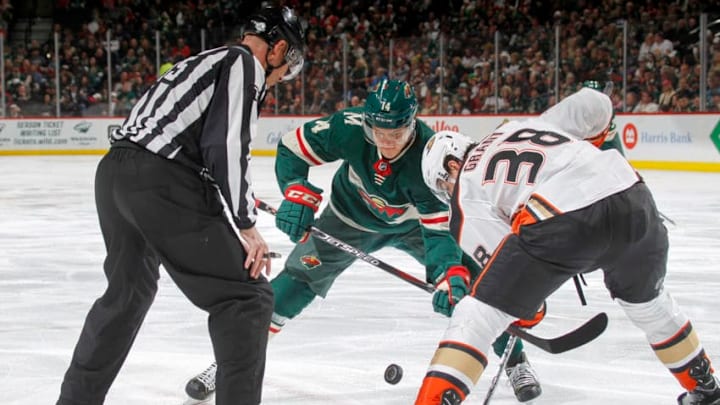 ST. PAUL, MN - FEBRUARY 17: Derek Grant