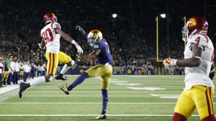 SOUTH BEND, IN - OCTOBER 21: Nick Watkins
