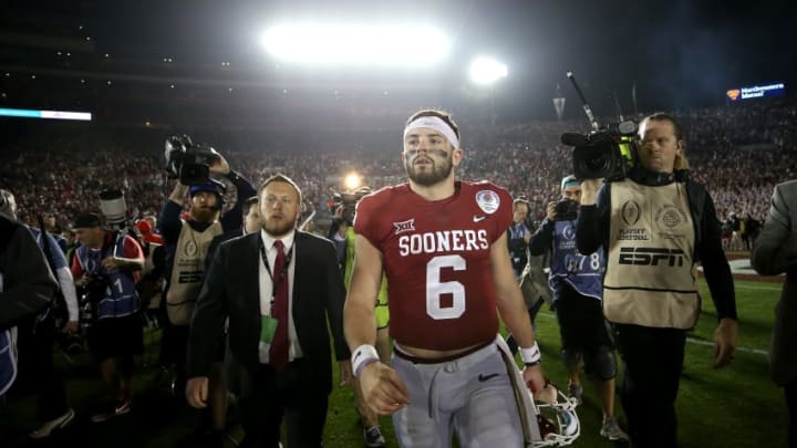 PASADENA, CA - JANUARY 01: Quarterback Baker Mayfield