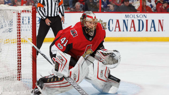 OTTAWA, ON - OCTOBER 21: Craig Anderson