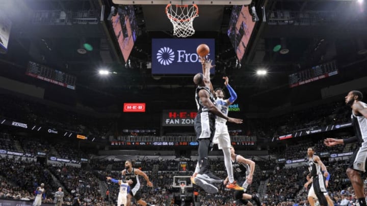 SAN ANTONIO, TX - NOVEMBER 4: Wesley Iwundu #25 of the Orlando Magic shoots the ball against the San Antonio Spurs on November 4, 2018 at the AT&T Center in San Antonio, Texas. NOTE TO USER: User expressly acknowledges and agrees that, by downloading and/or using this photograph, user is consenting to the terms and conditions of the Getty Images License Agreement. Mandatory Copyright Notice: Copyright 2018 NBAE (Photos by Mark Sobhani/NBAE via Getty Images)