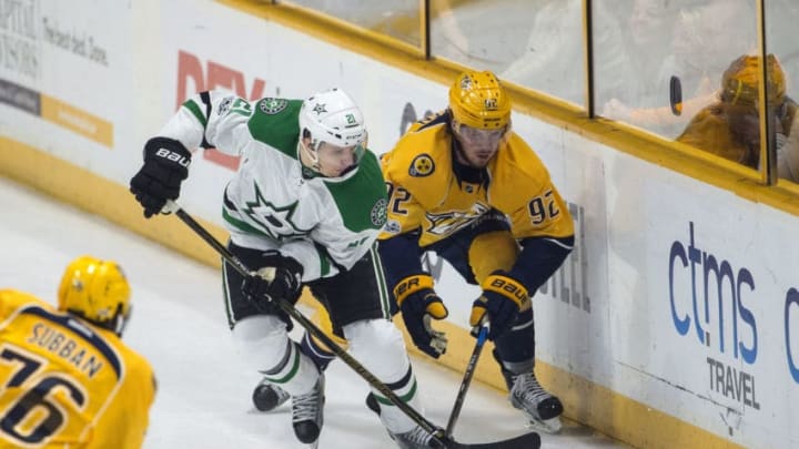 NASHVILLE, TN - FEBRUARY 12: Antoine Roussel
