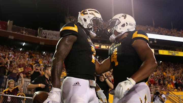 TEMPE, AZ - SEPTEMBER 10: Running back Kalen Ballage