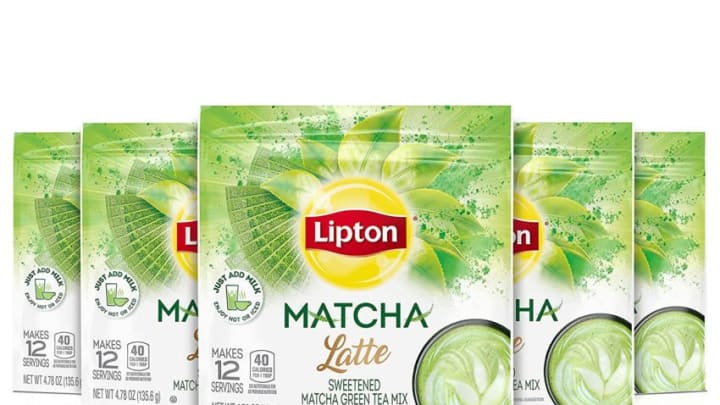 Lipton's Matcha Latte Sweetened Matcha Green Tea Mix. Image courtesy of Lipton