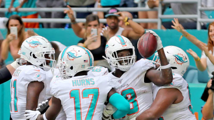 Preston Williams, Miami Dolphins. (Charles Trainor Jr./Miami Herald/Tribune News Service via Getty Images)