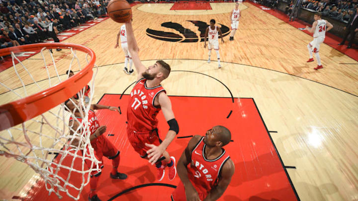 TORONTO, CANADA - NOVEMBER 7: Jonas Valanciunas