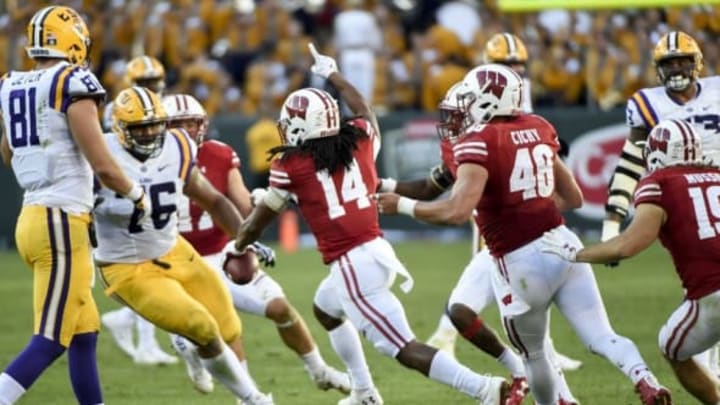 Sep 3, 2016; Green Bay, WI, USA; Wisconsin Badgers safety D