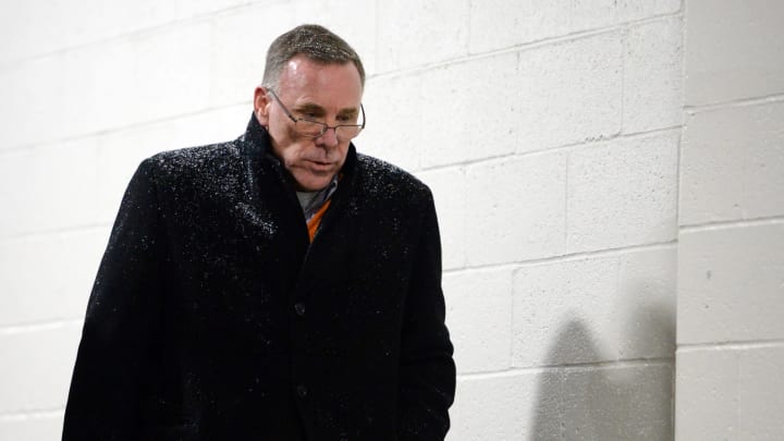 PITTSBURGH, PA – DECEMBER 31, 2017: General manager John Dorsey of the Cleveland Browns walks down the tunnel prior to a game on December 31, 2017 against the Pittsburgh Steelers at Heinz Field in Pittsburgh, Pennsylvania. Pittsburgh won 28-24. (Photo by: 2017 Nick Cammett/Diamond Images/Getty Images)