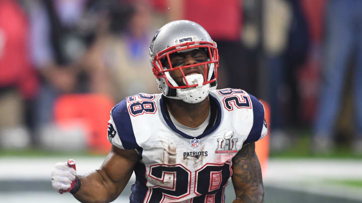 James White Patriots draft