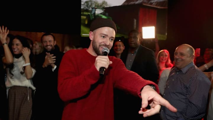 CHANHASSEN, MN - FEBRUARY 01: Justin Timberlake attends American Express Justin Timberlake Partner for Intimate Album Listening Experience Just Hours Ahead of Release at Prince's Paisley Park on February 1, 2018 in Chanhassen, Minnesota. (Photo by Christopher Polk/Getty Images for American Express)