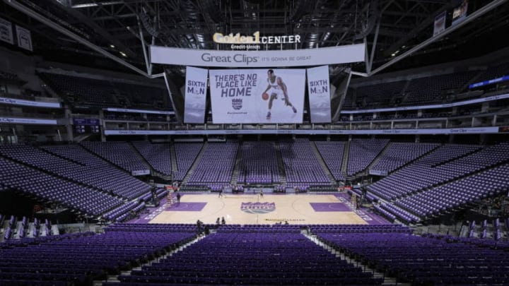 SACRAMENTO, CA - APRIL 11: A general view of the arena prior to the game between the Phoenix Suns and Sacramento Kings on April 11, 2017 at Golden 1 Center in Sacramento, California. NOTE TO USER: User expressly acknowledges and agrees that, by downloading and or using this photograph, User is consenting to the terms and conditions of the Getty Images Agreement. Mandatory Copyright Notice: Copyright 2017 NBAE (Photo by Rocky Widner/NBAE via Getty Images)